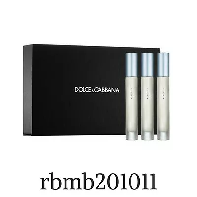 3 X Light Blue By Dolce & Gabbana 0.25 Oz / 7.4 Ml EDT Women's Mini Spray - NIB  • $65.99