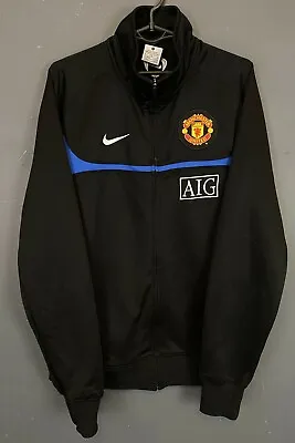 Nike Men Fc Manchester United 2013/2014 Jacket Track Top Soccer Football Size M • $69.99