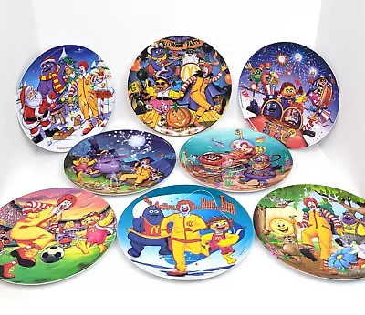 McDonald's Collectible Plates Lot Of 8 Halloween Christmas Soccer 2000-2005 • $60