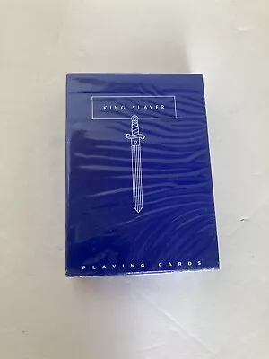 Blue King Slayer Playing Cards From Ellusionist - Brand New Sealed Cards • $22