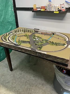 N Scale Starter Layout 30 X 46” With Extra Detail • $300