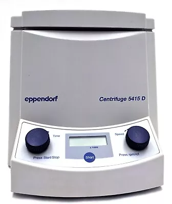 Eppendorf Model 5415D 24-Vial Centrifuge W/ Rotor F45-24-11 & Lid - READ • $259.99