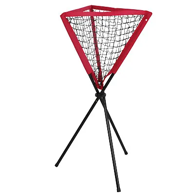 Baseball Pitching Training Net Softball Practice Caddy Ball Portable W/ Bag • $27.58