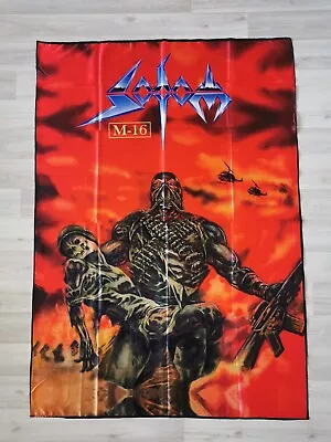 SODOM - M16 FLAG Cloth POSTER Banner German Thrash METAL Tom Angelripper Kreator • $43.90