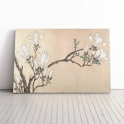 Magnolia Flowers Vo.1 Asian Wen Zhengming Canvas Wall Art Print Framed Picture • $31.51