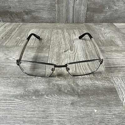 OGA Morel Eyeglasses Frames Only 74110 GN023 Dark Gray Plastic Metal France • $24.87