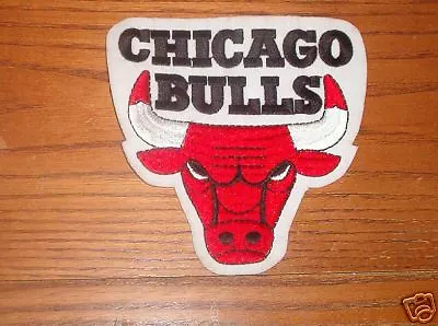 *Vintage Chicago Bulls Sew On Patch 4 3/4” X 4 3/4”  Michael Jordan* • $7.19