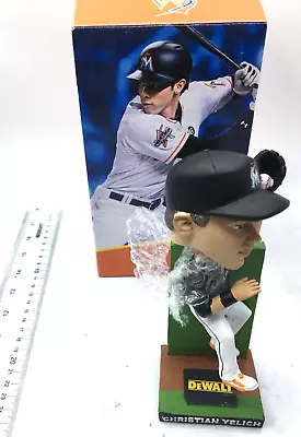 Miami Marlins Christian Yelich Bobblehead DeWalt Original Box New • $40