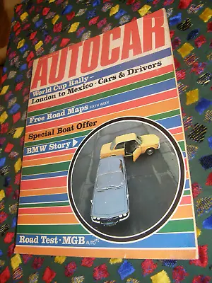 Autocar Magazine 16 April 1970 Featuring MGB Road Test BMW • $6.50