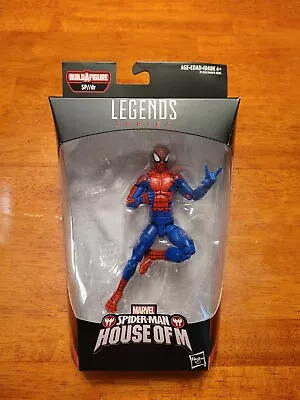 Marvel Legends-House Of M Spiderman Spdr Baf Wave No Baf Piece 2017 EX Cond • $39.99