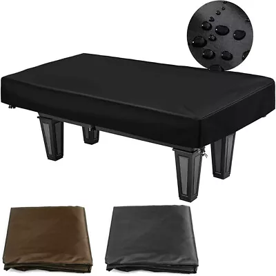 Waterproof & Dustproof Pool Table Cover 7FT 8FT 9FT PVC Billiard Table Cover • $16.89