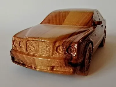 Bentley Brooklands Coupé 1:18 Wood Scale Model Car Vehicle Replica Oldtimer Toy • $320