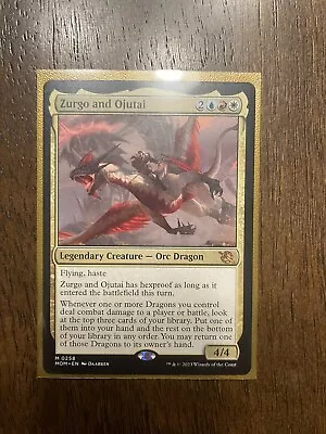 MTG Magic The Gathering Zurgo And Ojutai (258/481) March Of The Machine NM • $2