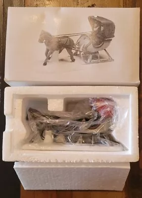 Department 56 Heritage Village Collection One Horse Open Sleigh Great Condition  • $12.99