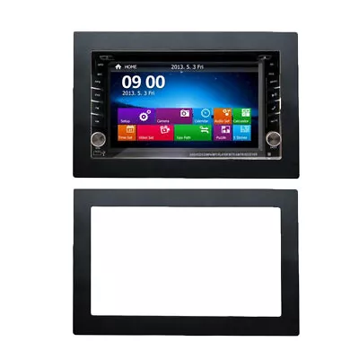 Universal Double 2-DIN Frame Car Parts Stereo Radio Fascia DVD Panel Guard Cover • $12.75