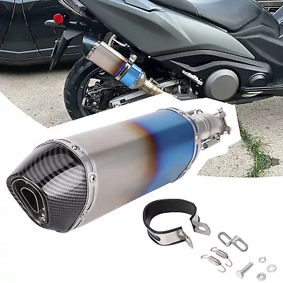Motorcycle Exhaust Muffler Pipe 38/51mm For Most Motorcycle Dirt Bike BULEING • $55.90