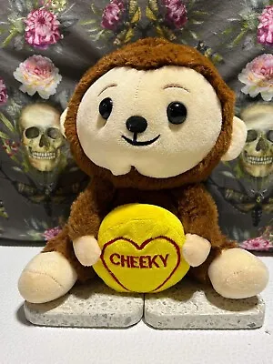 Swizzels 8  Cheeky Brown Monkey Love Hearts Soft Toy Plush • £7.25