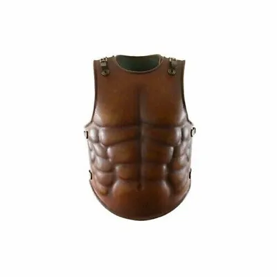 Roman Leather Breastplate Greek Medieval Cuirass Muscle Body Armor Larp Cosplay • $147.90