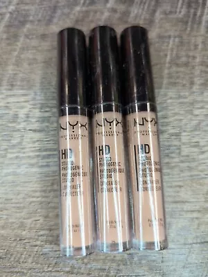 3x NYX HD Studio Photogenic Concealer/Correcteur CW03 • $10.39