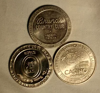 Casino Route Tokens Boston Bar & Grill $1 Bruno’s Country Club Orbit Inn Gaming • $9.99