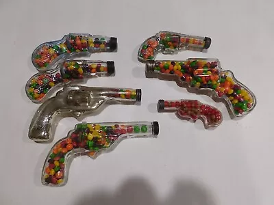 VTG Depression Glass Candy Container Revolver Gun Figural GLASS CANDY CONTAINERS • $25