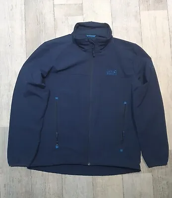 New Jack Wolfskin Mens Stretch Flexshield Shell Jacket Blue Size 34 S • £38