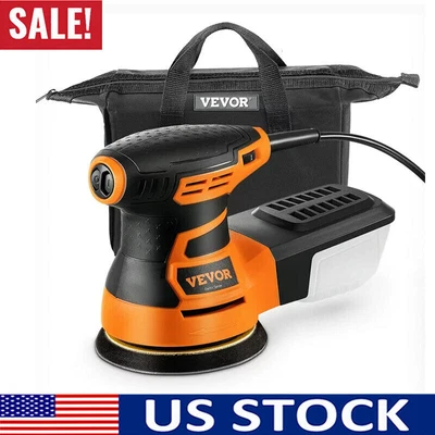 $38.38 • Buy Random Orbit Sander Palm Electric Corded Machine 6 Speeds Adjustable Vacuum 350W