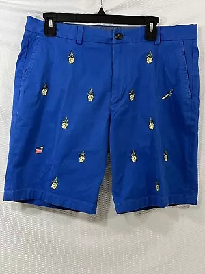 Vineyard Vines Mens Breaker Shorts Size 32  Blue Pineapples • $20