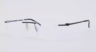 Eyeglass Frames For Men Rimless Destijl Adriaan 3701 57-20-145 Ug Rectangular • $370