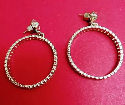 MARC JACOBS Silver Tone Hoop Earrings 🌹 • £12.90