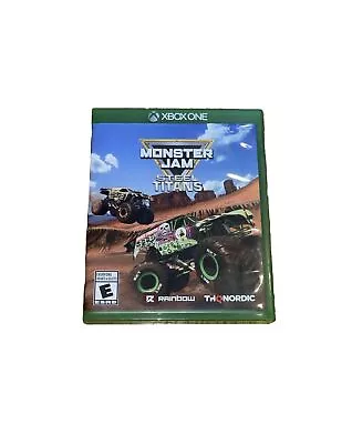 Monster Jam Steel Titans - Microsoft Xbox One Tested Works Great • $10