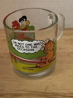 Garfield Characters Coffee Mug Jim Davis McDonald's Made In USA 1978 Vintage  FS • $7.99