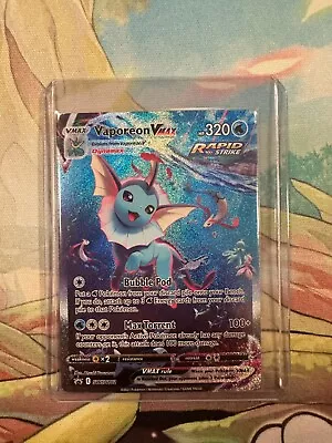 Pokemon TCG Vaporeon VMAX SHWSH182 Black Star Promo NM/M • $29.99