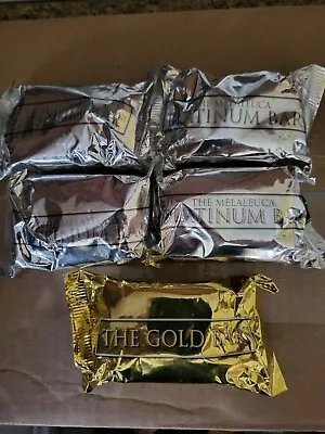 Melaleuca Soap The Gold Bar 4.5 Oz Soap And 4 The Platinum Bars 4.5 Oz Lot Of 5 • $29.99