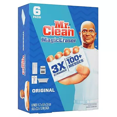 Mr. Clean Multi-Surface Magic Eraser With DURAFOAM Original 6 Pack (79009) • $13.17