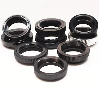 T T2 Lens Mount Adapter To Canon Minolta Nikon M42 Exakta Miranda Konica Olympus • $19.96