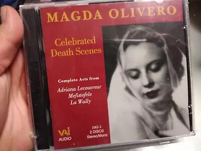 Magda Olivero Celebrated Death Scenes Complete Acts VAI 2 Disc CD 1062-2 Sealed • $19.99