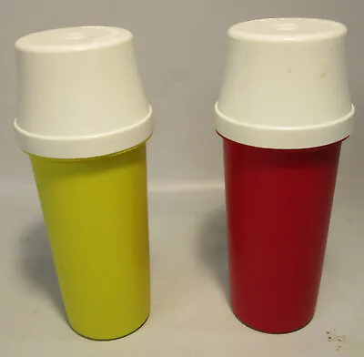 Vintage Tupperware Pump Ketchup & Mustard Dispensers 1329 & 821 • $8.99