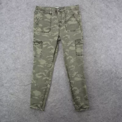 Mudd Jeans Women's 14/15 Green Camo Medium Wash Skinny Jeans • $17.95