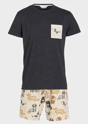 New Peter Alexander Dachshund Dog Pj Top Tee + Shorts Set Rrp$119 Mens Xl • $70