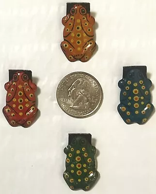 Antique Vintage 1950s Little Spotted Frog Tin Clicker Noisemaker Collectors Toy! • $5.99