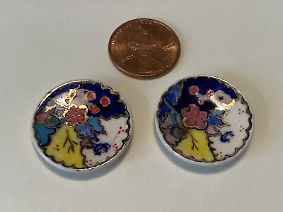 Vintage Artist Elizabeth Chambers Miniature Hand Painted Plates • $80