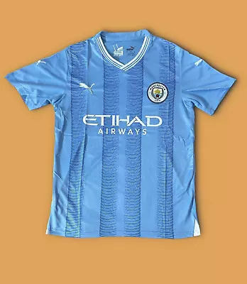 23/24 Manchester City F.C.Home Jersey Fan Version Medium   • $35