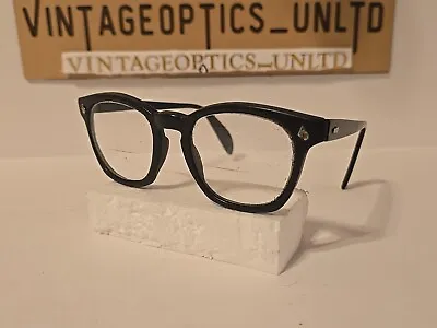 American Optical Flex Fit Vintage Hornrimmed Safety Glasses Frame • $200