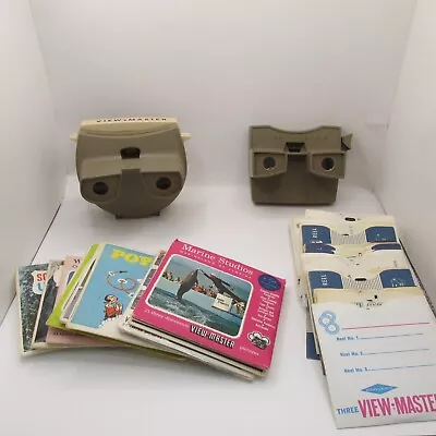 Sawyers Viewmasters (lighted And Unlighted) W/ 50 + Discs (travel/disney/movies) • $140