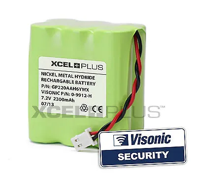 Visonic Powermax Complete Back Up Alarm Battery 09912H - 103-301179 - 0-9912-H • $29.87