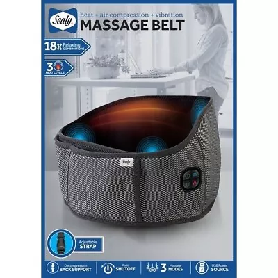 Sealy® Massage Belt With Heat Air Compression & Vibration • $39.99