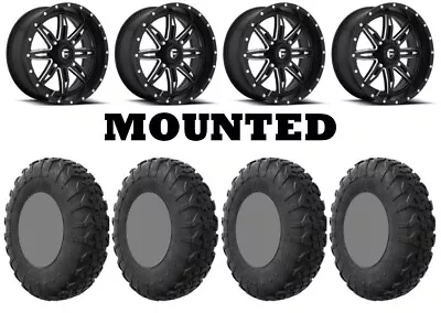 Kit 4 EFX MotoVator R/T Tires 35x9.5-15 On Fuel Lethal Matte Black D567 HP1K • $2165.15