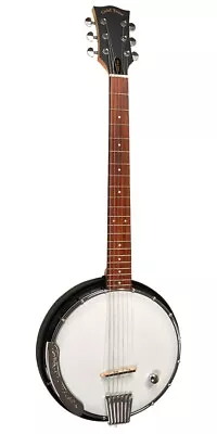 Gold Tone Model AC-6+ Acoustic Electric Composite Six String Banjo Guitar W/Bag • $629.99