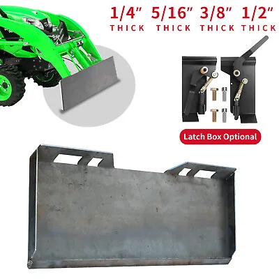 1/4  5/16  3/8  1/2  Skid Steer Loader Mount Plate Bucket Quick Tach Attachment • $97.99